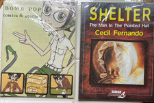 Lot 4 Underground Comics -Hyena #2; Last Days Hollywood #1; Bomb Pop; Shelter...