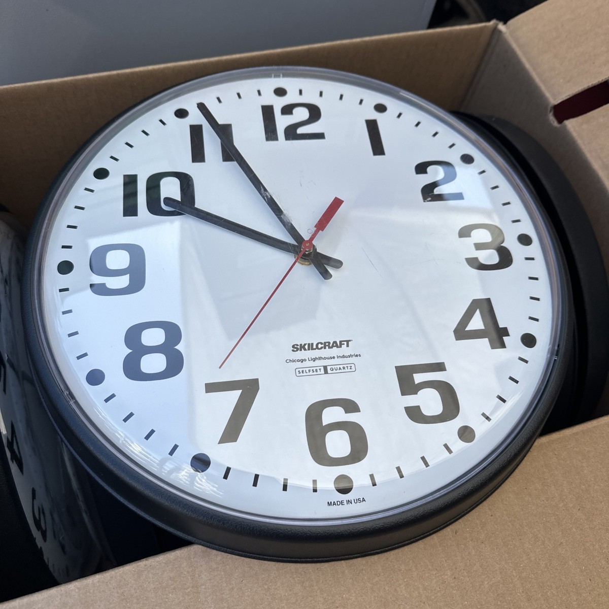 SKILCRAFT WALL CLOCK 米軍　新品　1点のみ s-l1200.jpg