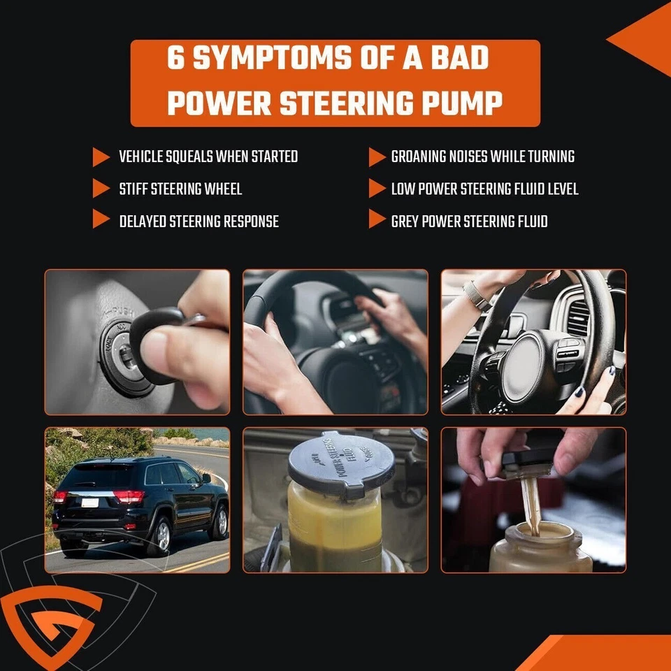 Насос гидроусилителя руля 21-5931 со шкивом для Toyota Camry Sienna Lexus Es300 Rx330 - Изображение 3 из 4