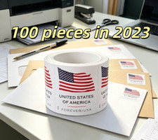 Newest 2023 1 ROLLS Of 100 USPS-postage,100 P...