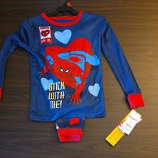 Marvel Spider-Man Boys Pajama Set Blue Red 8 2-Piece Long Sleeve