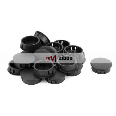 20Pcs SKT-30   30 mm Diameter Snap in Type Locking Hole Button Cover Black K *qq