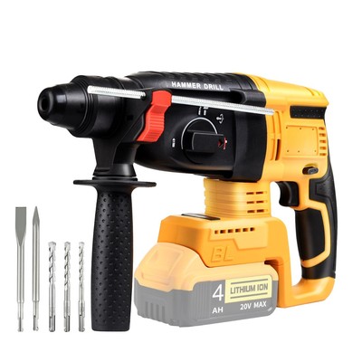 SDS-Plus Cordless Rotary Hammer Drill Compatible with Dewalt 20V Battery(NO B...