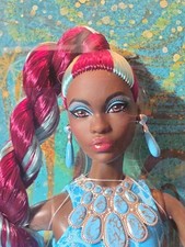 Barbie Signature Gemstone Fantasy Collection TURQUOISE Doll Simone HJX21 -- NEW!