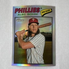Topps Heritage 2026 Alec Bohm #81 Refractor Philadelphia Phillies Baseball Card