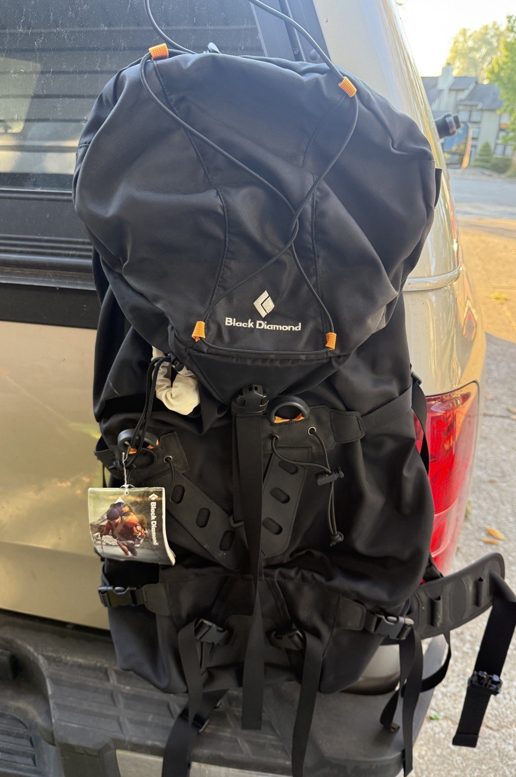 Mochila Black Diamond Sphinx Negra L Torso 42L Exterior Senderismo Escalada