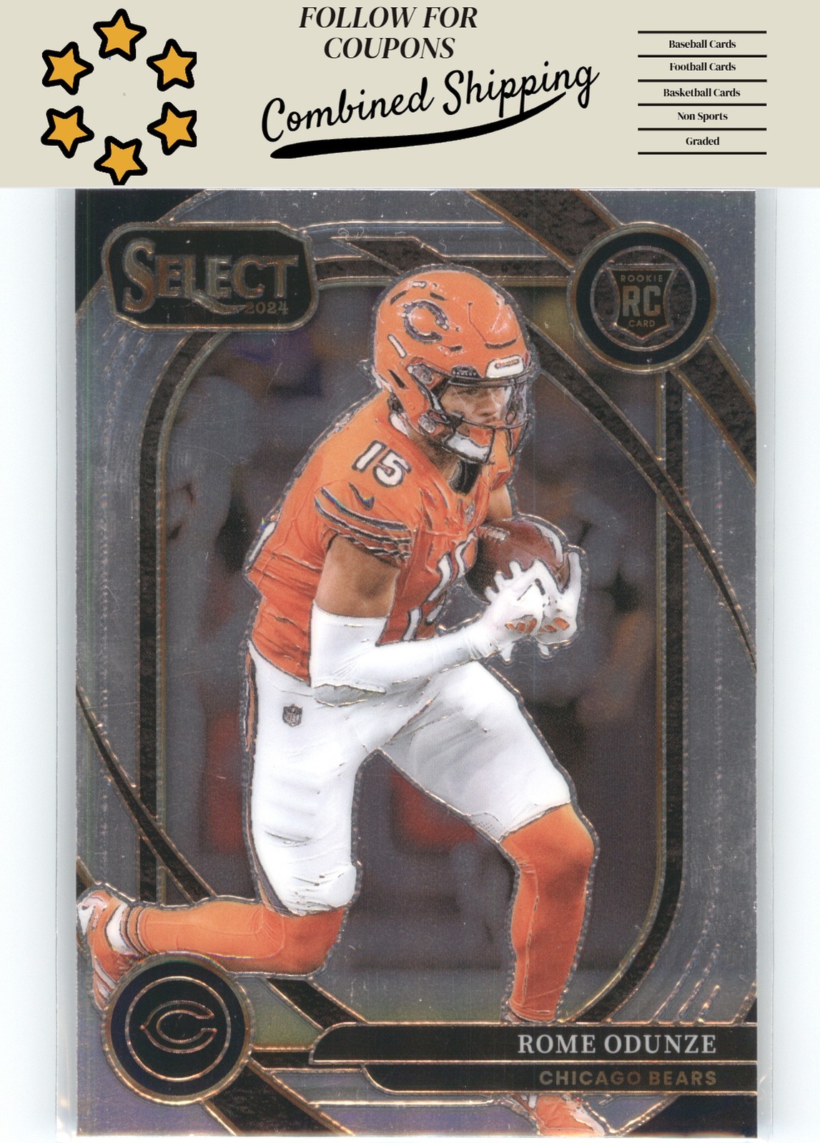 2024 Panini Select #236 Rome Odunze
