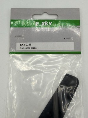 Esky E-Sky Radio Controlled RC Helicopter EK1-0219 Tail Rotor Blade New NIP