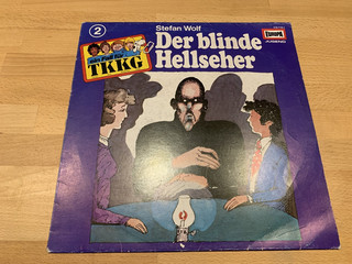 Hörspiel LP Vinyl Platte TKKG (2) Der blinde Hellseher EUROPA 115719.1