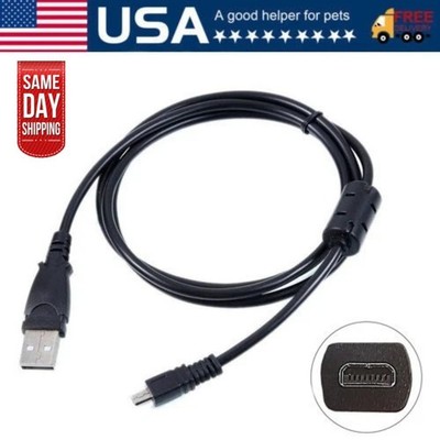 PwrON USB Charger PC Charging Data Sync Cable for Sony Cybershot DSC-W830 Camera