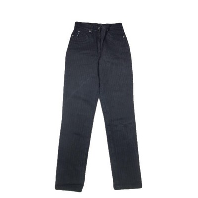 Arizona Jeans Damen W30 / L31 High Waist Strech 80 Schwarz Nadelstreifen