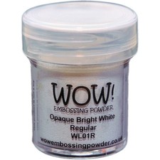 Wow Embossing Powder WOW Embossing Powder 15ml-Opaque Bright White 4Pk 