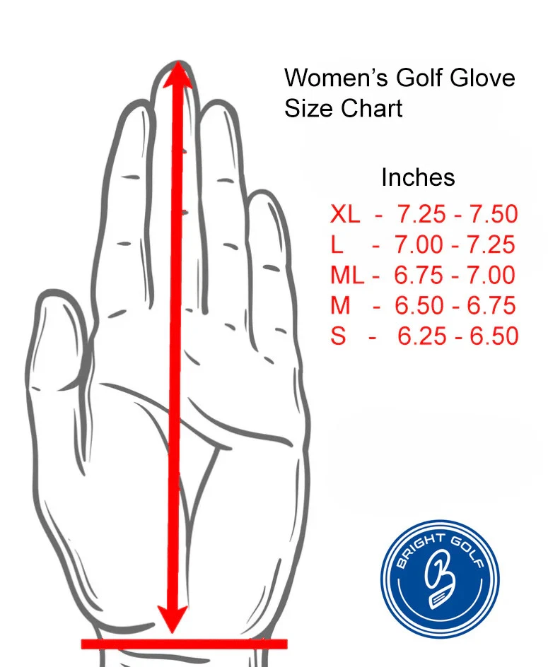 Bright Golf女式高尔夫手套柔软AAA Cabretta皮革女士手套 — 第 4/4 张图片