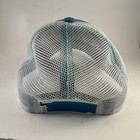 YETI Tarpon Fish Light Blue Teal Trucker Hat Cap Mesh Snapback Perfect Condition — photo 3