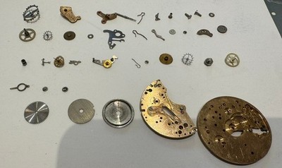 Landeron 48-51 - 40 Ricambi Assortiti Usati Spare Parts Used Great Condition