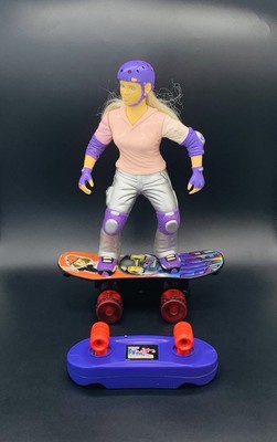 Totally Extreme Skateboard Girl 12  Doll, 1999 - Untested For Parts or Repair