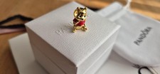 Disney Pooh Bear Charm 14k Gold Plated Pandora Jewellery