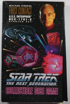 Star Trek The Next Generation USS Enterprise Starter Set Würfelspiel Erstkontakt
