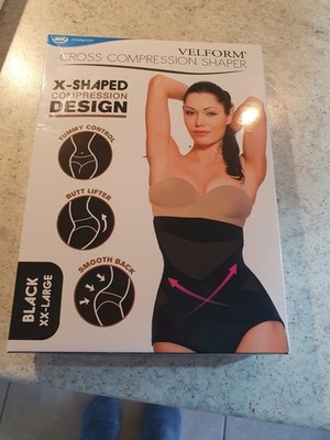 Velform Cross Compression Shaper Black Size XXL