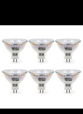 6 Pack LED MR16 5W 12V 35W 50W Halogen Replacement Bulbs GU5.3 Bi-Pin 2700K