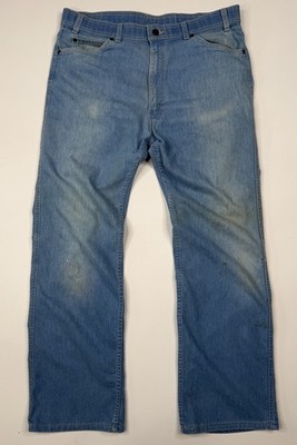 Vintage Levis Action Jeans Red Tag Boot Cut Denim Made In USA Western 36 x 30*
