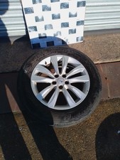 1x KIA SORENTO MK2 ALLOY WHEEL WITH M+S TYRE 235 60 18" 7JX18 52910-2P180 #S5