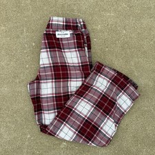 Vintage Abercrombie Kids Red Plaid Pajama Pants - Size M