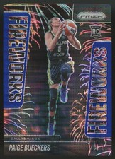 2025 WNBA Prizm Paige Bueckers RC Blue Pulsar Fireworks /199 #14