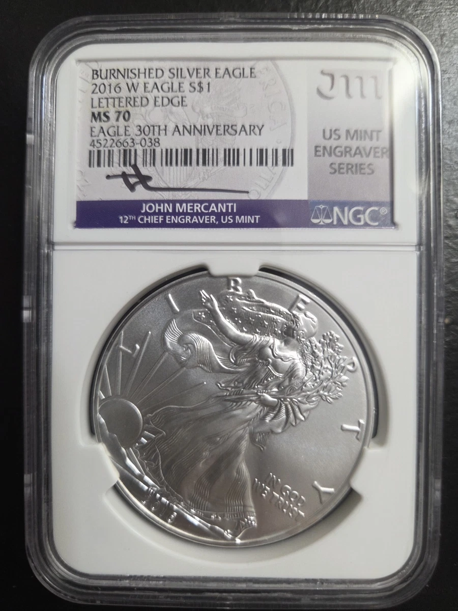 American Eagle MS 70 Graded 2016 Silver Bullion Coins for sale | eBay