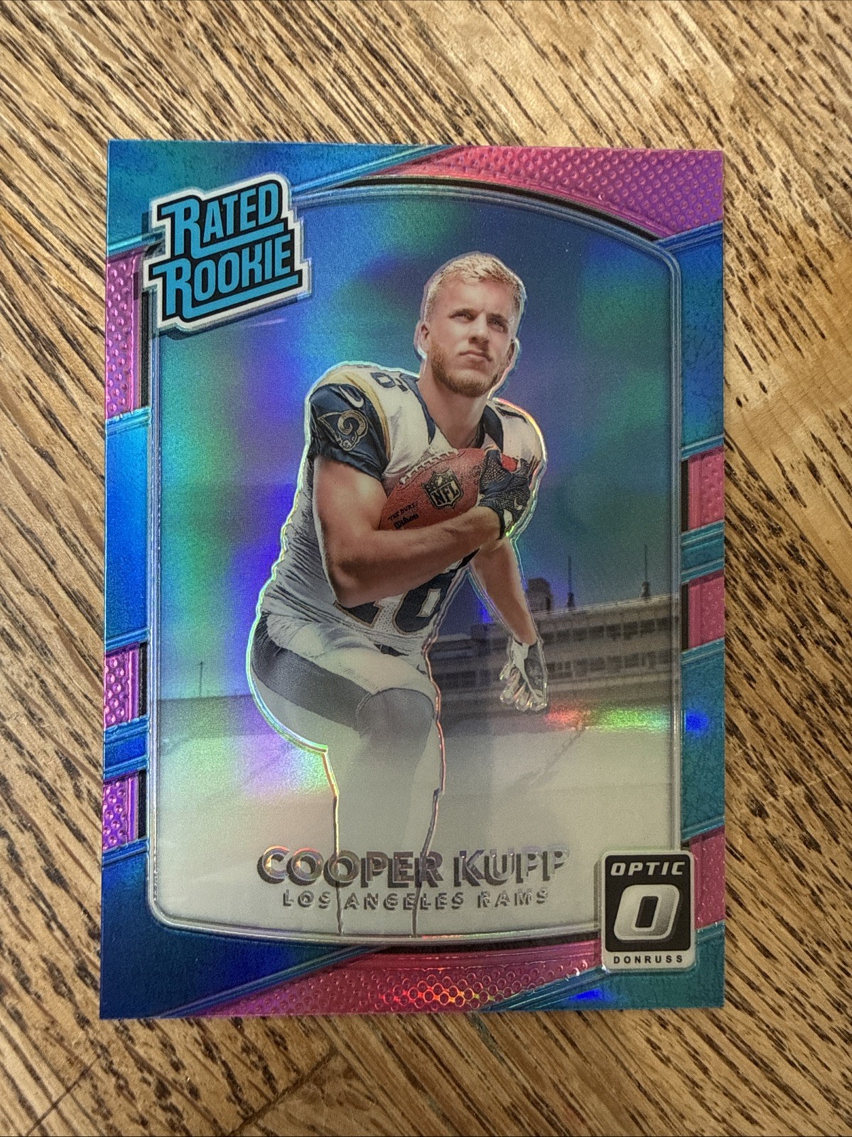2017 Donruss Optic - Rated Rookie Cooper Kupp #179 Pink Prizm (RC)