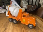 Vintage 1950's Tonka Custom Cement Mixer State Hi-Way Dept Orange