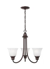 Generation Lighting 35939-710 Windgate Three - Light Chandelier Hanging Modern
