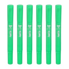 6 Pcs Tempera Paint Sticks, Long Paint Markers, Dark Green