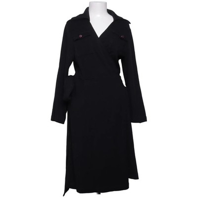 Diane von Furstenberg, Wickelkleid, Größe: 38, Schwarz, Wolle, Feinstrick #gAw