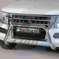 Mitsubishi Shogun/Pajero 2015-2021 Stainless Steel A-Frame Bull Bar