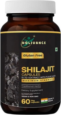 10:1 Extract with Fulvic Acid- Maximum Strength- 60 Vegtable Capsules Shila...