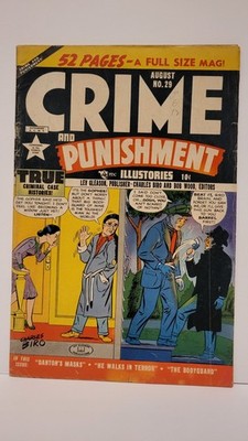 Crime And Punishment #29 VG+ 4.5 Lev Gleason Charles Biro 1950 Complete 