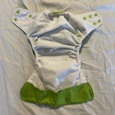Lalabye Baby Pocket Cloth Diapers One Size Fits Most Green Red Blue Set of 3