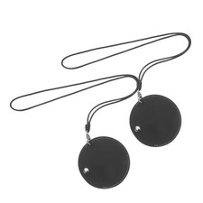 2 Pcs Hanging Neck Earphone Pouches Headset Storage Bag Headphone Cable