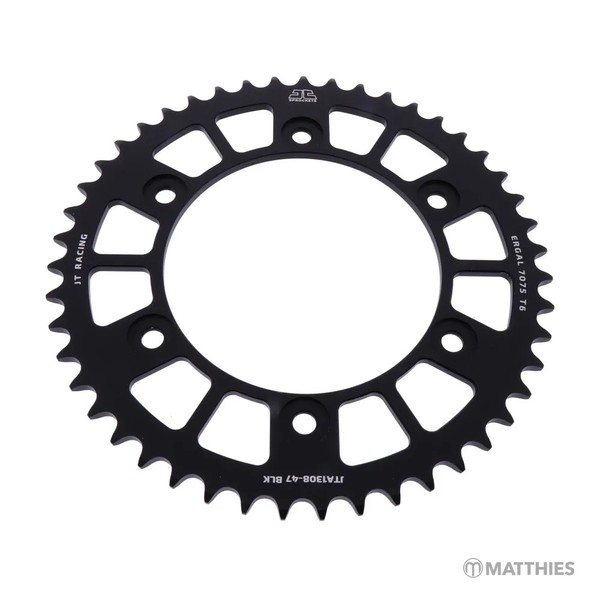 Kettenrad Teilung 520 ZäHne 47 Alu Schwarz Kettenrad Hinten JTA1308.47BLK-image