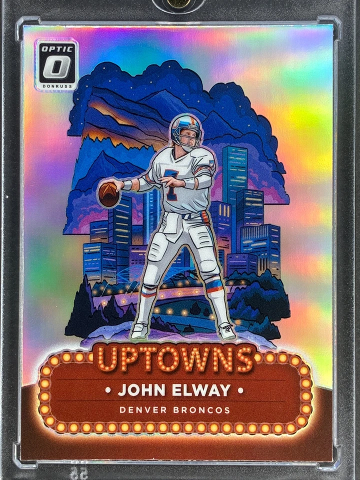 2024 Panini Donruss Optic John Elway #23 Uptowns Denver Broncos Case Hit SSP - Image 3 of 4