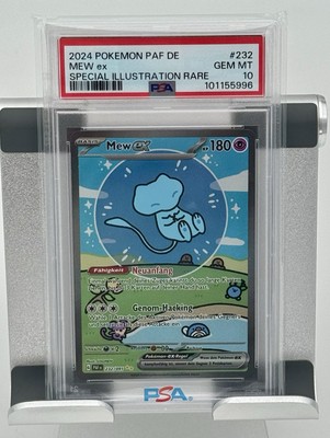 Mew Ex PSA 10 Alt Art, SIR, 232/091, Bubble Mew, Pokémon Deutsch