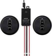 12V Wireless Mini Remote Control Switch, DC 12V/24V/48V/10A Relay with 328FT Lon
