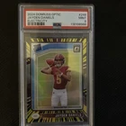 2024 Jayden Daniels Optic Rated Rookie Electricity PSA 9 44/75