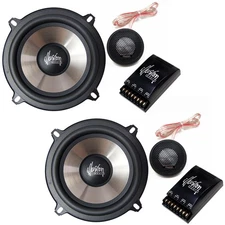 Illusion Audio E5 5.25" Electra Series 2-way Component Speaker Kit - Pair