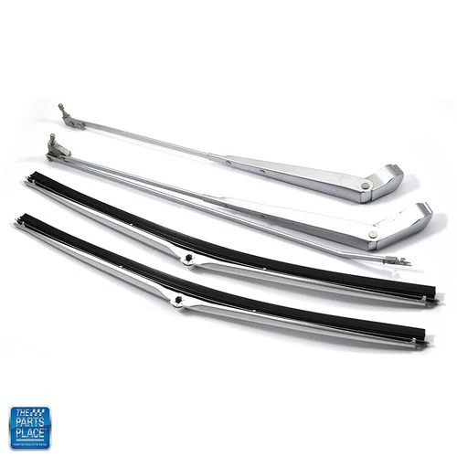 1968-1972 GM Cars Wiper Arm Kit Brushed Finish Show Quality