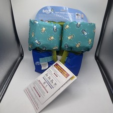 Swimways Bluey Swim Trainer Life Jacket 33-55 Lbs Kids Swimming Aid Lifevest NWT