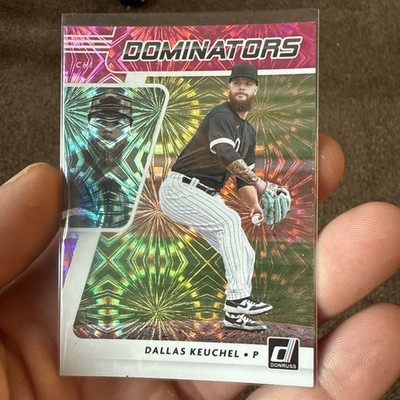 2021 Panini Donruss - Dominators Dallas Keuchel #DOM10 Pink Fireworks