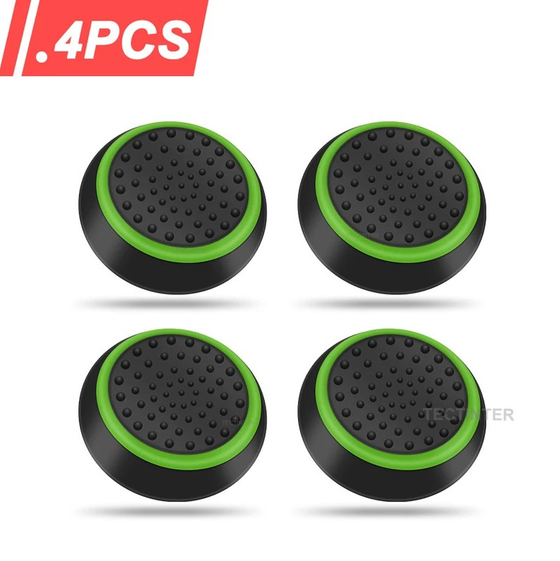 4Pcs Silicone Thumb Grips Cover For Ps5 Ps4 Xbox One Series X S Controller