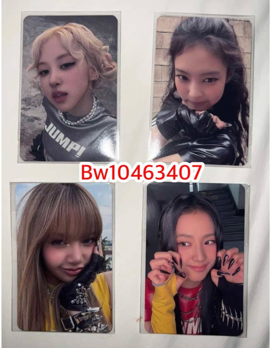 BLACKPINK JUMP OFFICIAL MD BENEFIT PHOTOCARD Jisoo Jennie Rose